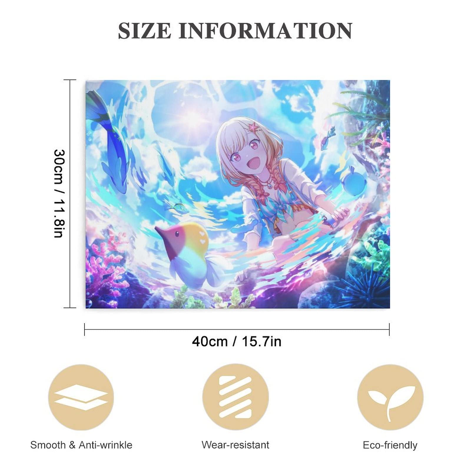 Amazon.co.jp: 天馬 咲希 掛け絵 フレームレス装飾絵画 モダンファッ